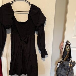 Elegant Black Women's Dress